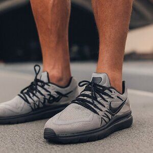 VTG Nike Air Max Fitsole3 Black Gray 2015 ID 746764 991 Athletic Running Gym 14